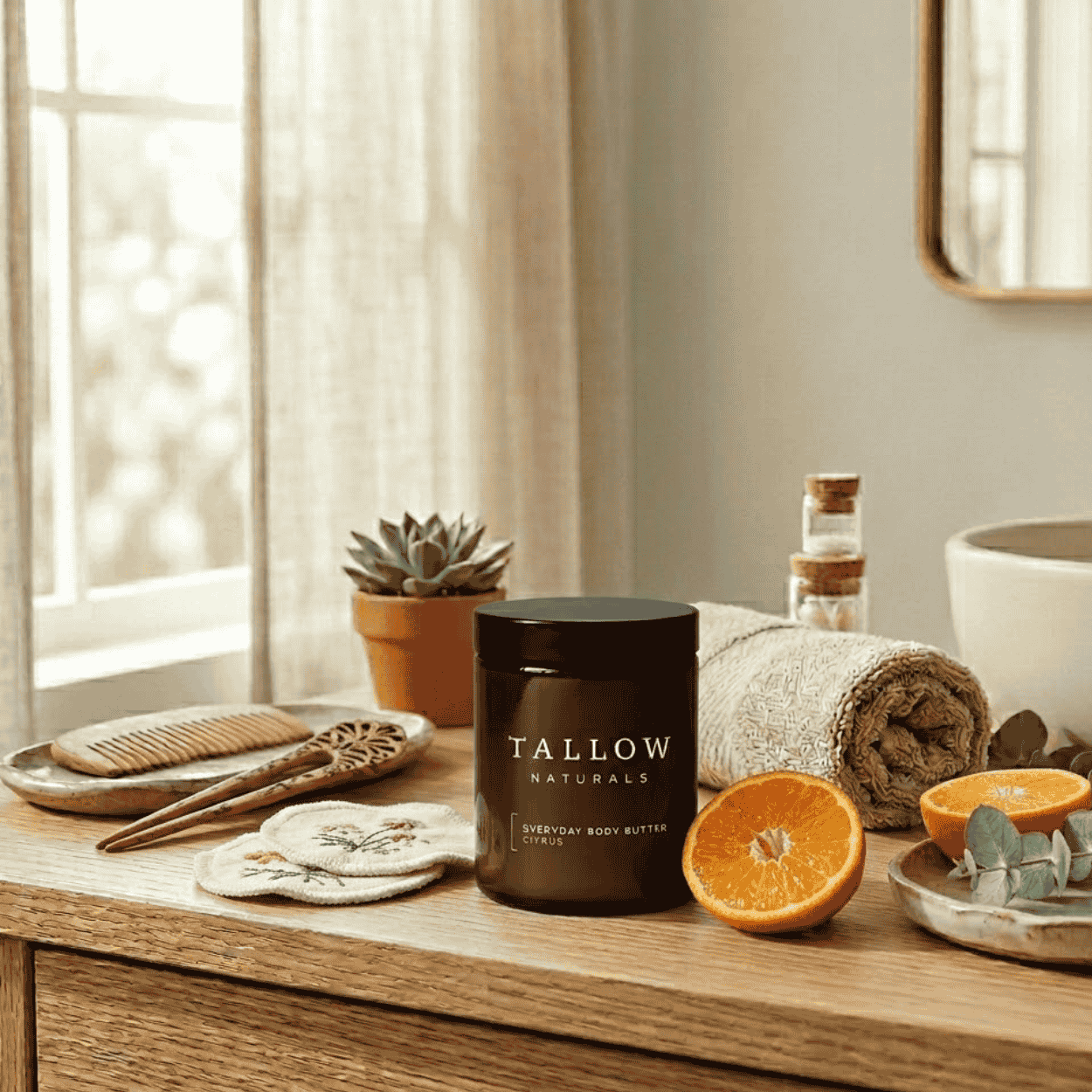 Tallow Naturals | Whipped Body Butter with Beef Tallow - Citrus - lifestyle